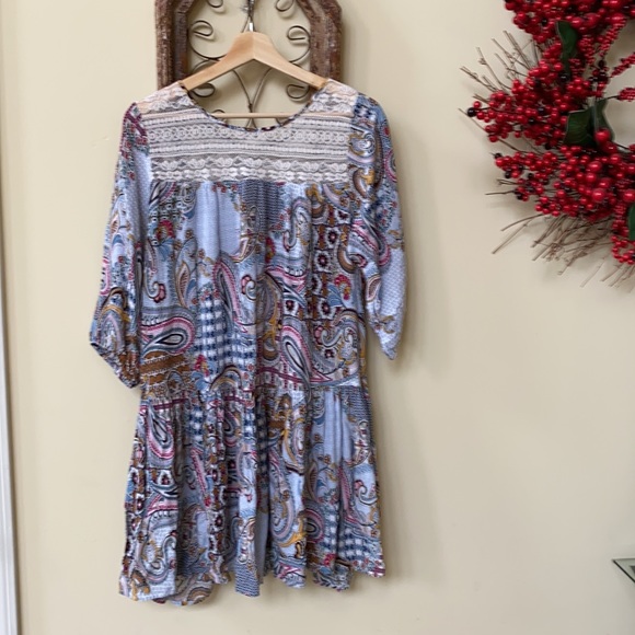 Umgee Babydoll dress, front pockets - Picture 6 of 6